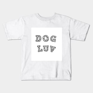 Dalmatian Dog Love Kids T-Shirt